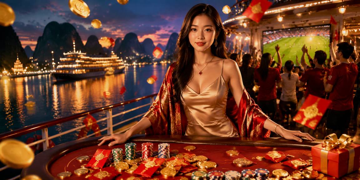 Người mẫu Việt Nam với cảnh vịnh Hạ Long