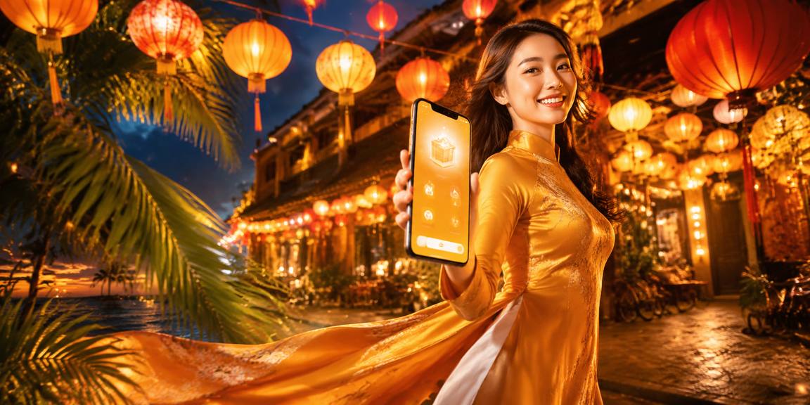 Người phụ nữ mặc áo dài tại Hội An